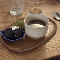 Café gourmand   at Mori Cafe in Paris
