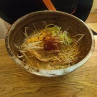 Miso ramen at Mori Cafe in Paris