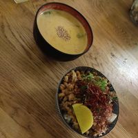 Deux entrées at Mori Cafe in Paris