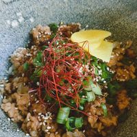 Le donburi at Mori Cafe in Paris