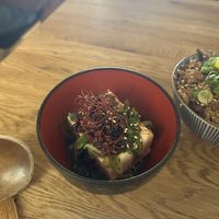 Chilli Tofu at Mori Cafe in Paris