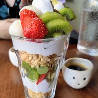 Parfait + Espresso at Mori Cafe in Paris
