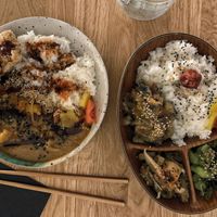 Curry and bento at Mori Cafe in Paris