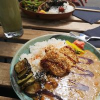 Katsu Curry at Mori Cafe in Paris