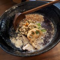 Loaded vegan ramen! at Mori Cafe in Paris