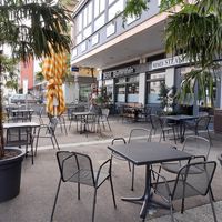 Outdoor seating at Blumenstein in Frauenfeld