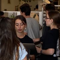 Learning on the job  at El Bagel in Miami