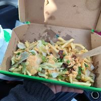 Beyond cheeseburger Dirty fries at Oowee Vegan in North London