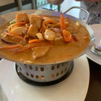 Tofu in red curry (spicy!)  at Wok Asian Cuisine in Bremerhaven