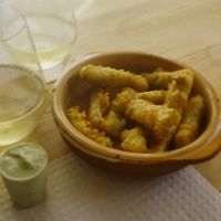Peixinhos da Horta 
Fried Green Beans at Damas in Lisbon