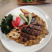 Katsu curry at Comeco Foods in Newtown