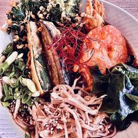 Hot Seasonal Vege Tempura Noodle  at Comeco Foods in Newtown