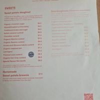 Menu Jan 2026 at Comeco Foods in Newtown