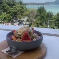 Açaí smoothy bowl   at Rustic and Blue in Phuket