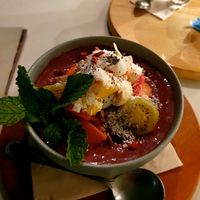 Acai bowl - v good. at Rustic and Blue in Phuket