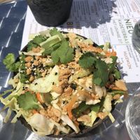 Thai salad with cabbage, peanuts, coriander and carrot. at Streetfood Bistro Hard & Ziel in Middelburg