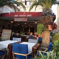 Outdoor seating at Kod Barba Luke in Stari Grad