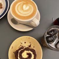 Lovely coffee and chocolate swirl cake 🎂  at À la Lo in Stockholm