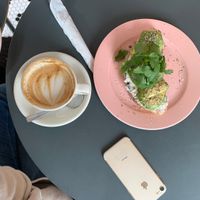 Levain avocado toast at À la Lo in Stockholm