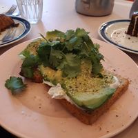 Avocado levain toast at À la Lo in Stockholm