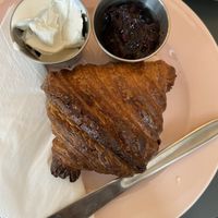 Croissant with cream cheese and marmalade   at À la Lo in Stockholm