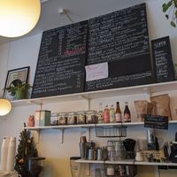 Menu at À la Lo in Stockholm