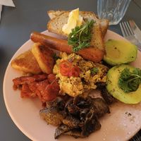 Brunch plate at À la Lo in Stockholm