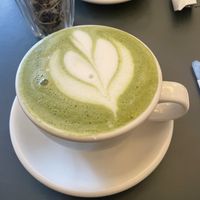 matcha latte   at À la Lo in Stockholm
