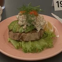 avocado skagen toast   at À la Lo in Stockholm