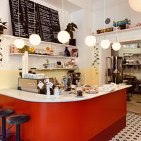 The counter  at À la Lo in Stockholm