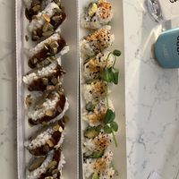 Spicy avocado (right), and slow roasted sweet potato rolls  at WholeLifeGo in Calgary