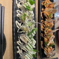 Pressed green and fire roll at WholeLifeGo in Calgary