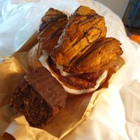 Huge vegan pastries for 25kr each at Hverdagen in Copenhagen