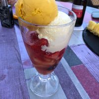 Sorbet, ask without dairy for it to be vegan.  at Stelleplas in Heinkenszand