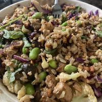 Spicy tofu crunch salad 🥗   at Just Salad in Fort Lauderdale