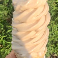 Almond milk maple creemee at Duke's Creemees in Milton