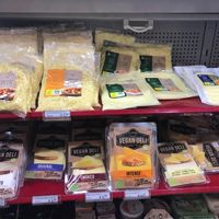 Vegan cheese at EkoPlaza in Leiden