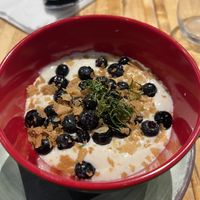 Blueberry tofu custard!  at ima - Midtown in Detroit