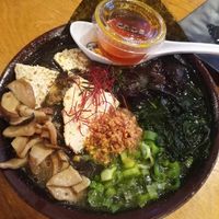 Forest ramen!  and that side of chili oil made it even better. at ima - Midtown in Detroit