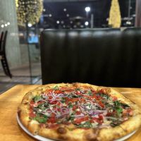 Veggie pizza with vegan cheese  at SPIN Pizza - Crown Center in Kansas City