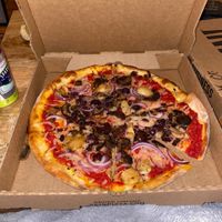 Non dairy cheese! at SPIN Pizza - 135th St in Overland Park