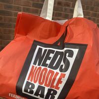 Got ourselves a vegan takeaway  at Neds Noodle Bar in Southampton
