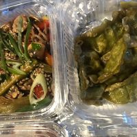 vegan soba and gyoza at Otoki in Celje