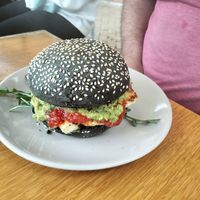 Halloumi Burger at Papaya in Lennox Head