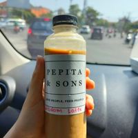 Wisdom latte at Pepita and Sons in Kuta