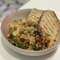 Spicy herb pasta  at Kindred Cafe in Davao City