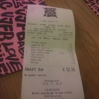 Bill  at Vegan Junk Food Bar - El Born in Barcelona