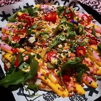 Starer at Vegan Junk Food Bar - El Born in Barcelona