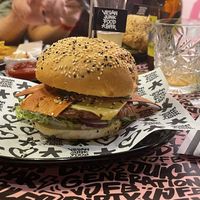 Royal smash burger at Vegan Junk Food Bar - El Born in Barcelona