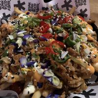 Shawarma con patatas  at Vegan Junk Food Bar - El Born in Barcelona